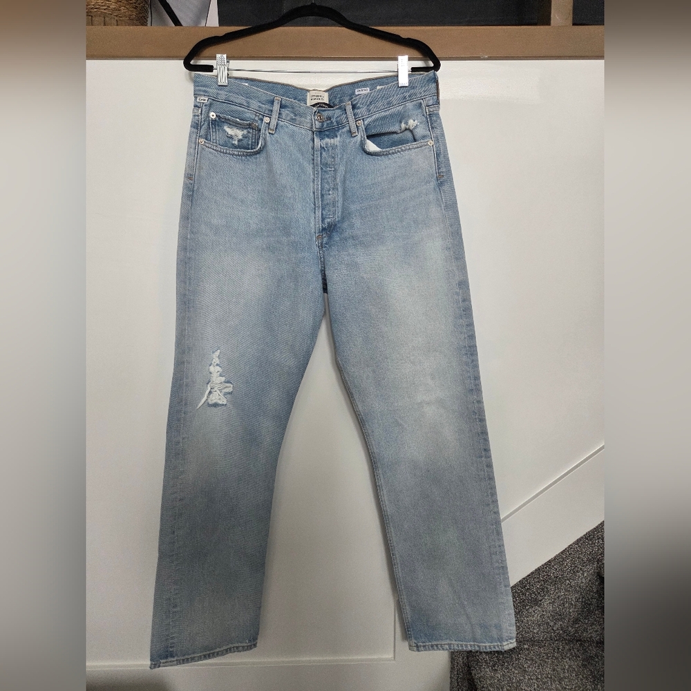 Citizens of Humanity "Eva" Straight Leg Denim